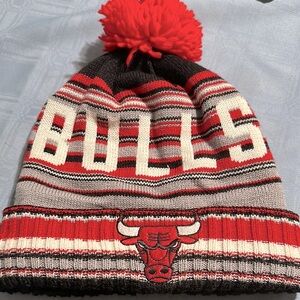 Chicago Bulls Striped Beanie